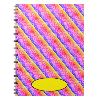 Rainbow circles notebook