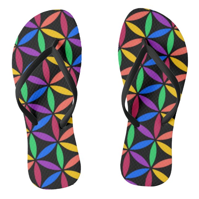 Rainbow circles thongs (Footbed)
