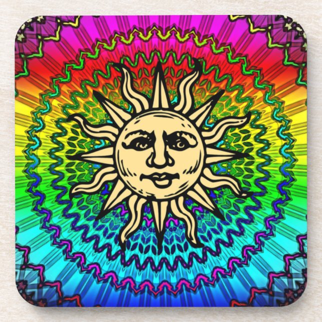 Rainbow Circling the Sun Coaster (Front)