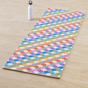 Rainbow Clamshell Yoga Mat