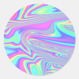 RAINBOW CLASSIC ROUND STICKER