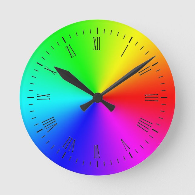 Rainbow clock (Front)