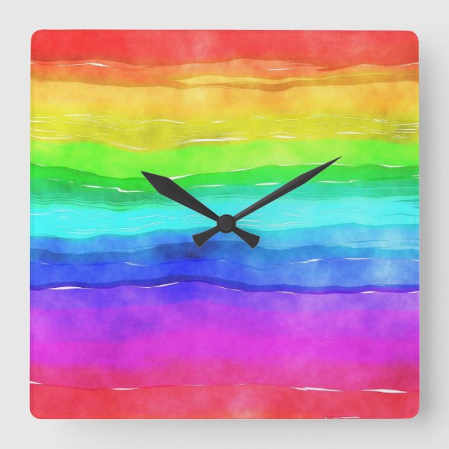 Rainbow clock (Front)