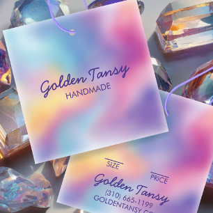 Rainbow Clothing Jewelry Price Size Hang Tag