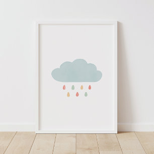 Rainbow Cloud Baby Nursery Decor