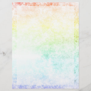 Rainbow Cloud Background Customise or Stay Cloudy Flyer