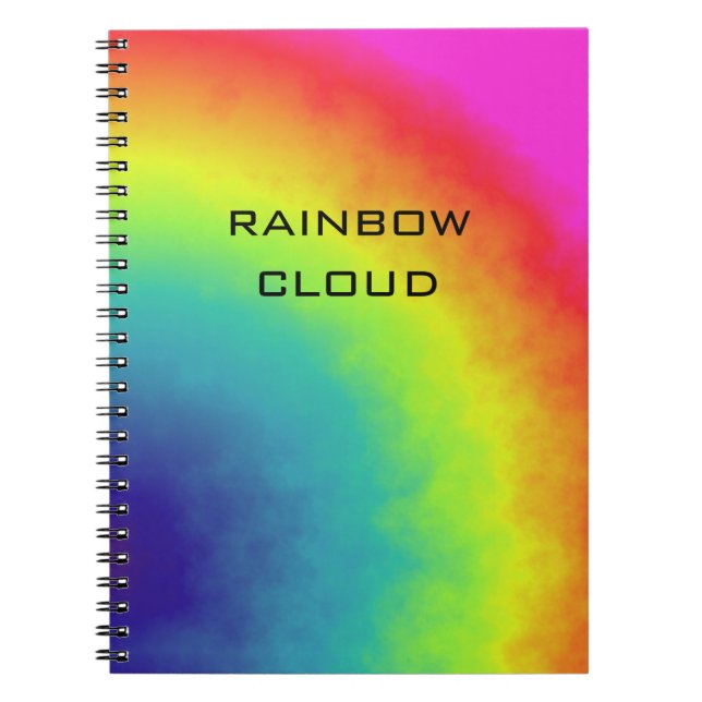 rainbow cloud notebook (Front)