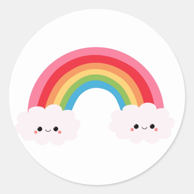 Rainbow Cloud Stickers (Front)