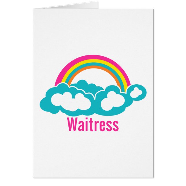 Rainbow Cloud Waitress (Front)