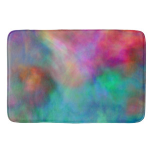 Rainbow Clouds Bath Mat
