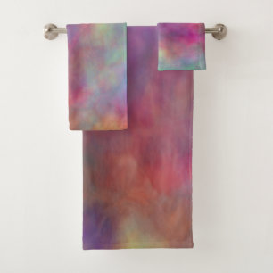 Rainbow Clouds Bath Towel Set