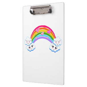 Rainbow Clouds Clipboard