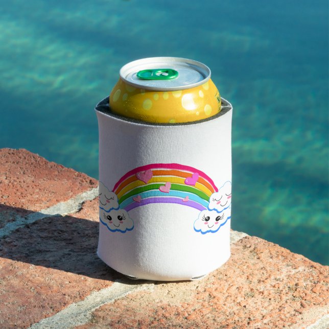 Rainbow Clouds Cosy Can Cooler (In Situ Pool)