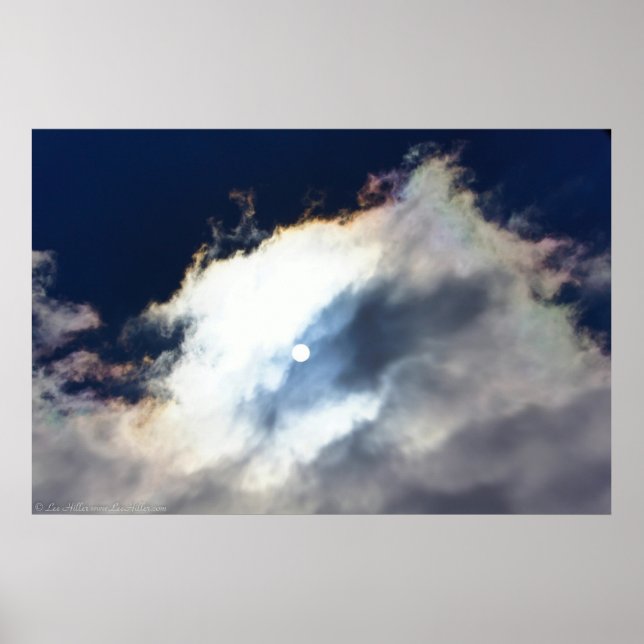 Rainbow Clouds Crosses the Sky Poster (Front)