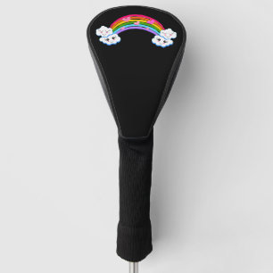 Rainbow Clouds Golf Club Cover