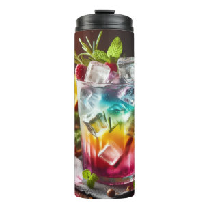 Rainbow Cocktail – Freshness & Colorful Vibes Thermal Tumbler