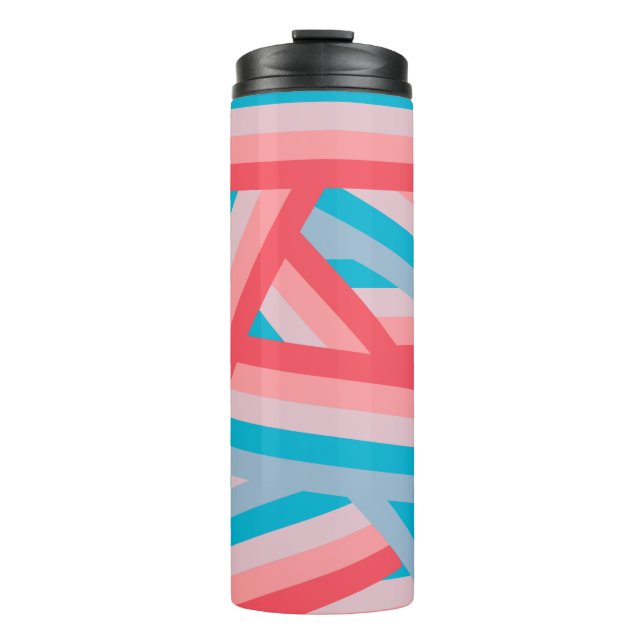Rainbow Collage  Thermal Tumbler (Front)
