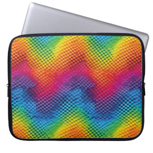 Rainbow Color Geometry Laptop Sleeve