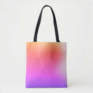 Rainbow color tote bag