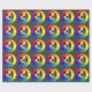 Rainbow Color Wheel Wrapping Paper