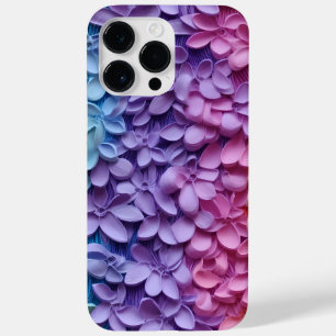 RAINBOW COLORED 3-D LOOK TINY FLOWERS Case-Mate iPhone 14 PRO MAX CASE