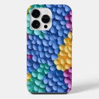 RAINBOW COLORED 3-D LOOK TINY FLOWERS