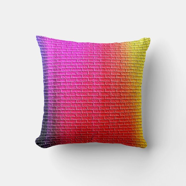 Rainbow colors abstract background. Gradient.abstr Cushion (Front)