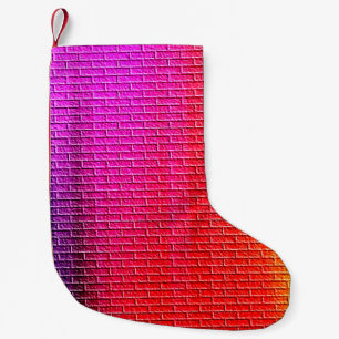 Rainbow colors abstract background. Gradient.abstr Small Christmas Stocking