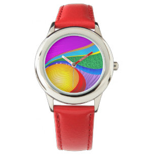 Rainbow Colors Abstract Fantasy watches