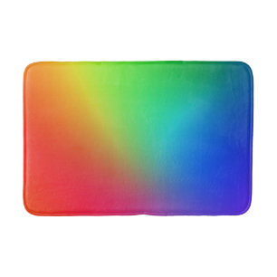 Rainbow Colour Gradient Bath Mat