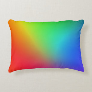 Rainbow Colour Gradient Decorative Cushion