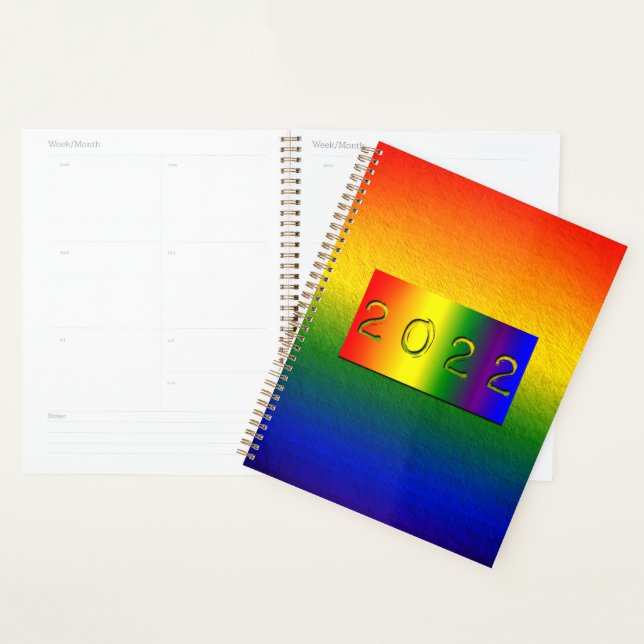 Rainbow Colour Gradient Planner (Display)