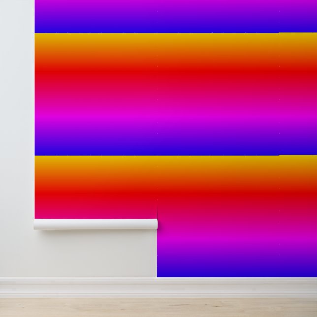 Rainbow Colour Neon Colourful Design Wallpaper (Application)