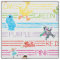 Rainbow Colour Sesame Pals Pattern