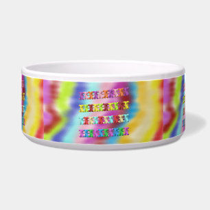 rainbow coloured all over candy sweet bright purpl