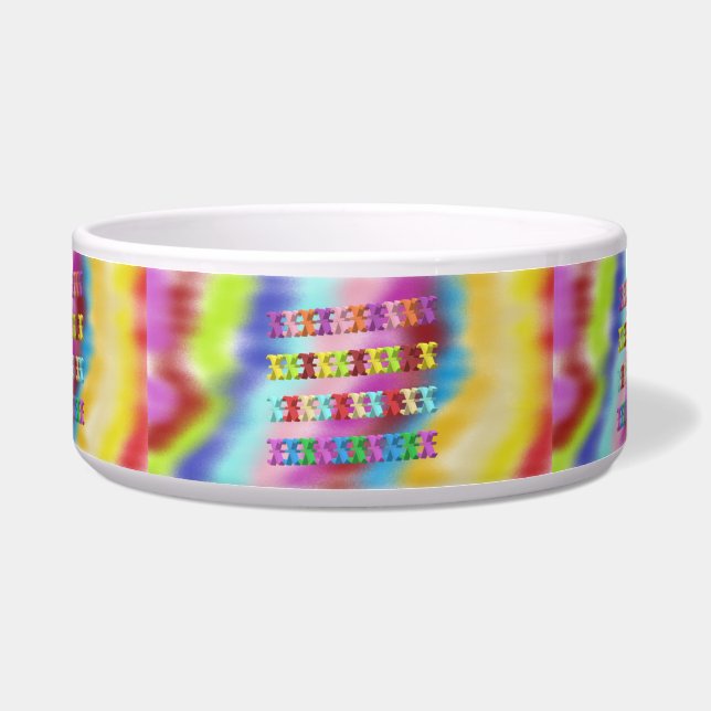 rainbow coloured all over candy sweet bright purpl (Front)