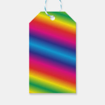 Rainbow Coloured Gift Tags