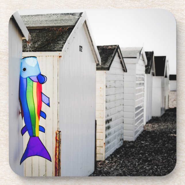 Rainbow Coloured Kite Coaster (Front)