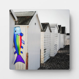 Rainbow Coloured Kite Plaque