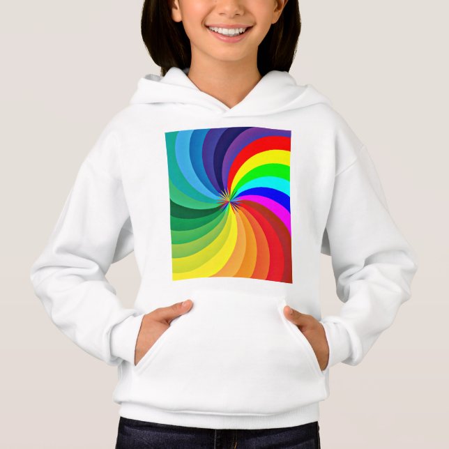 Rainbow Coloured Mandala-46556 (Front)