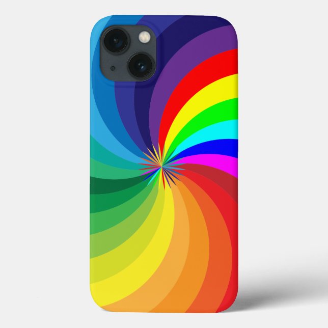 Rainbow Coloured Mandala-46556 Case-Mate iPhone Case (Back)