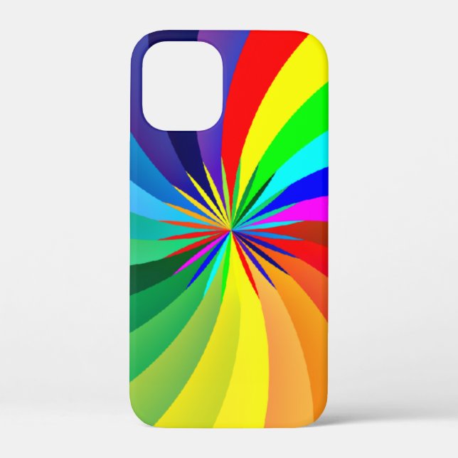 Rainbow Coloured Mandala-46556 Case-Mate iPhone Case (Back)