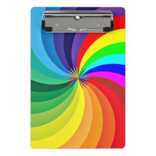 Rainbow Coloured Mandala-46556 Mini Clipboard