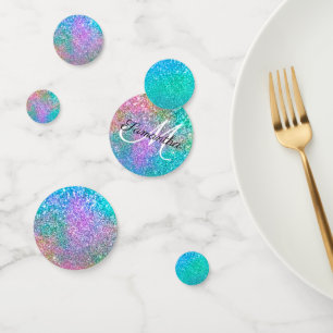 Rainbow Coloured Mermaid Glitter Confetti