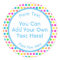 Rainbow Coloured Polka Dots Fun Happy Pattern