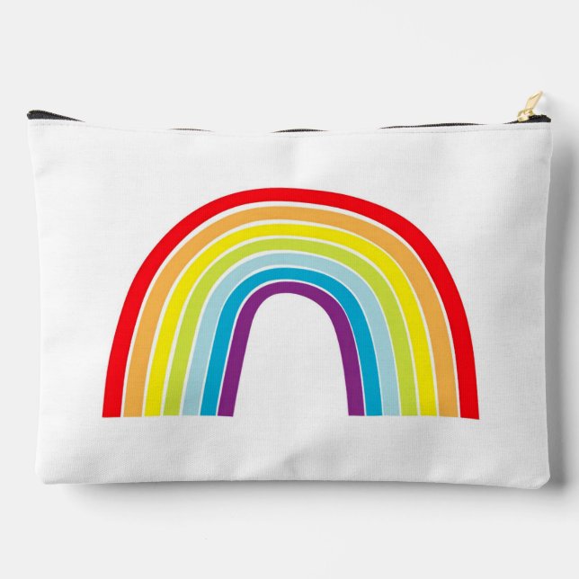 Rainbow Colourful Cosmetic Bag (Back)