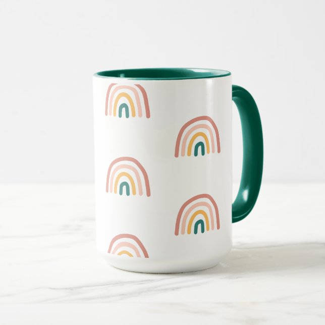 Rainbow Colourful Mug  (Front Right)