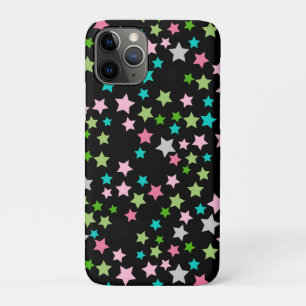 Rainbow Colourful Stars Black Starry Night iPhone 11 Pro Case