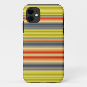Rainbow Colourful Stripes Background 2 iPhone 11 Case