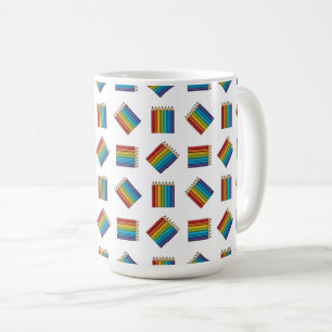 Rainbow Colouring Pencils Coffee Mug